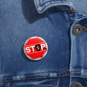 Stophe Sign Pin Buttons